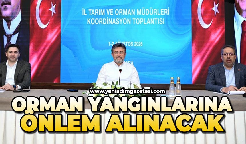 Orman yangınlarına önlem alınacak