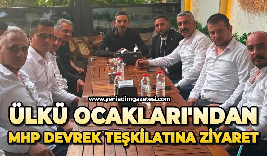 Ülkü Ocakları'ndan MHP Devrek teşkilatına ziyaret