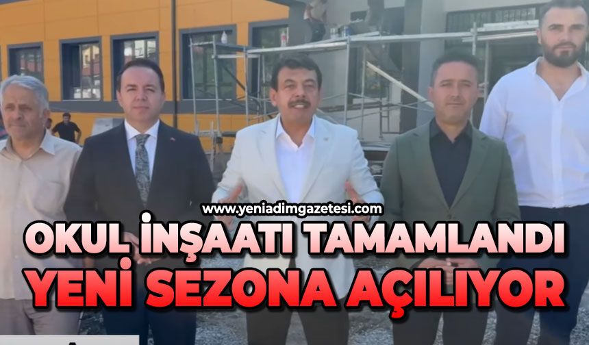 Okul inşaatı tamamlandı: Yeni sezona açılıyor