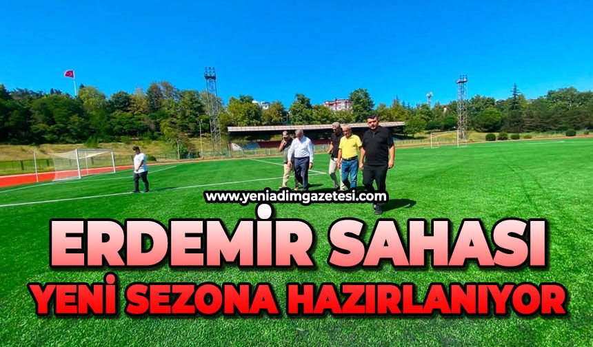 Erdemir sahası yeni sezon hazırlanıyor