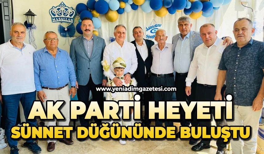AK Parti heyeti sünnet düğününde buluştu