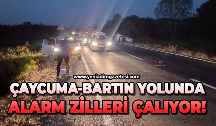 Çaycuma-Bartın yolunda alarm zilleri çalıyor!