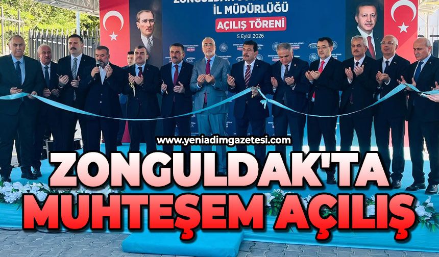 Zonguldak'ta muhteşem açılış