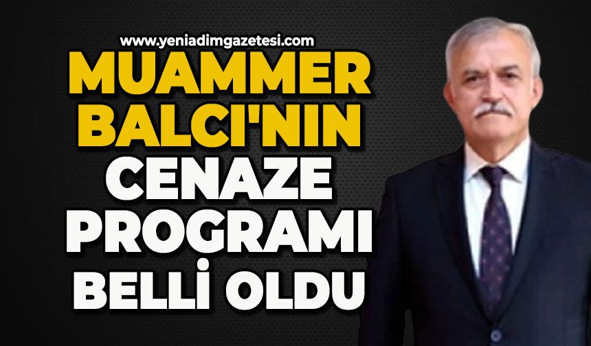 Muammer Balcı'nın cenaze programı belli oldu