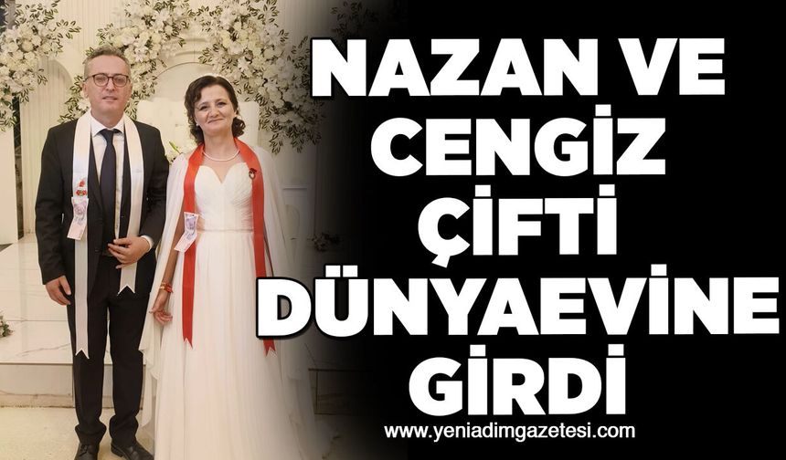 Nazan ve Cengiz Çifti Dünyaevine Girdi