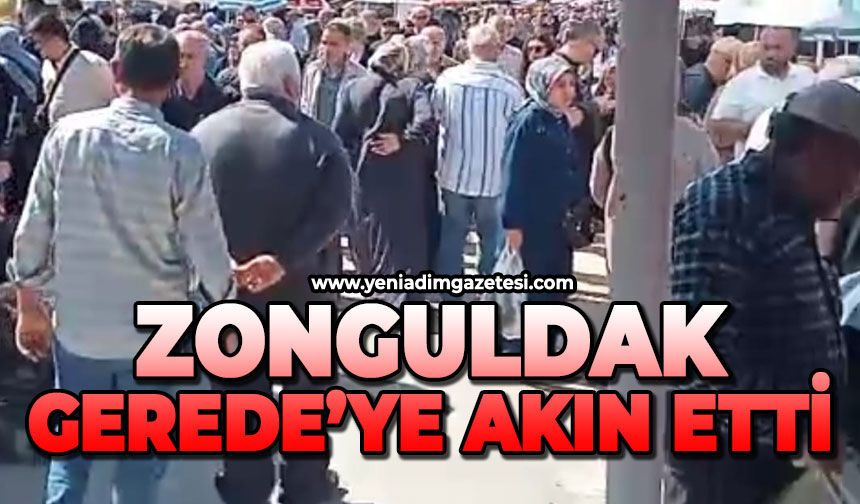 Zonguldak Gerede'ye akın etti