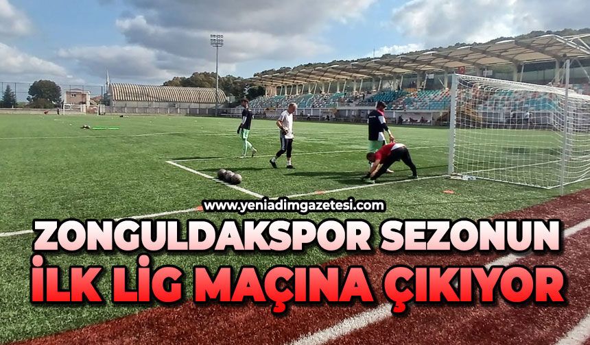 Zonguldakspor sezonun ilk lig maçına çıkıyor