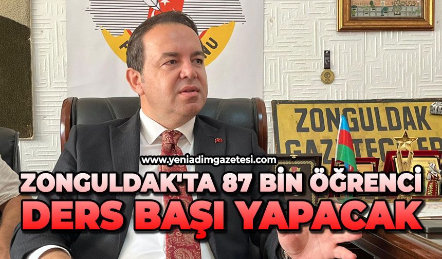 Zonguldak'ta 87 bin öğrenci ders başı yapacak