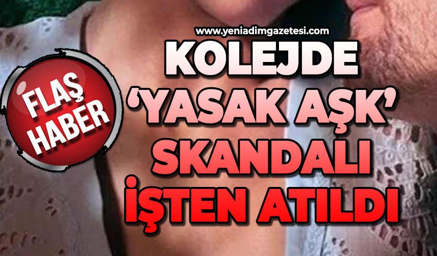 Kolejde yasak aşk skandalı: Sonunda işten atıldı!