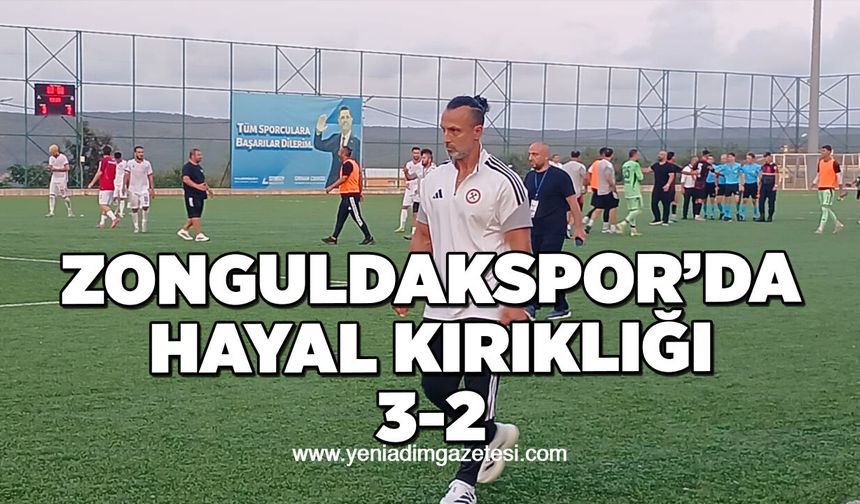 Zonguldakspor’da Hayal Kırıklığı: 3-2