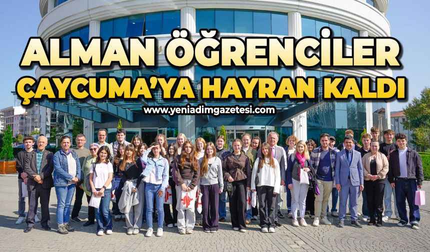 Alman öğrenciler Çaycuma'ya hayran kaldı