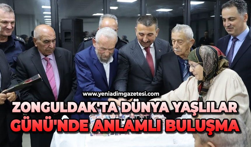 Zonguldak'ta Dünya Yaşlılar Günü'nde anlamlı buluşma