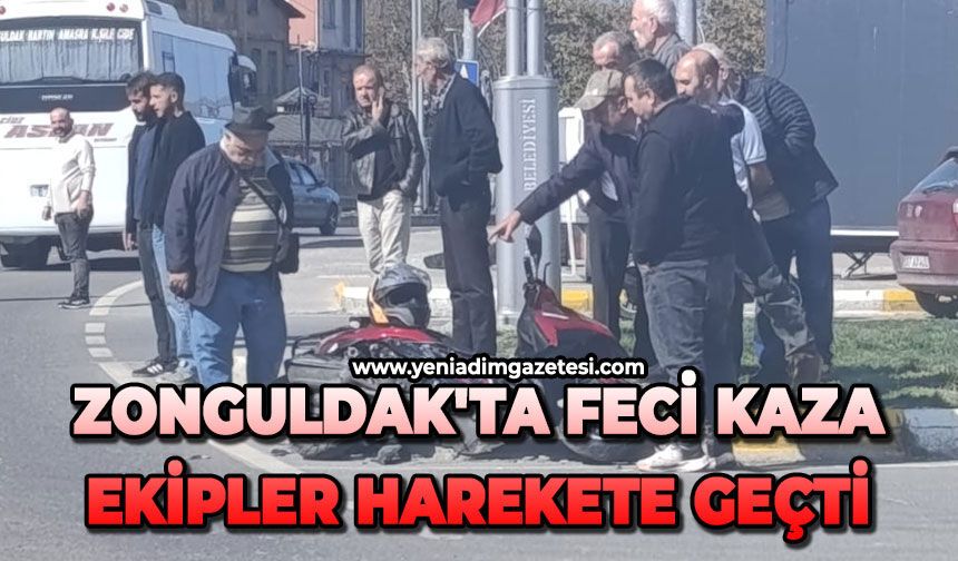 Zonguldak'ta feci kaza: Ekipler harekete geçti