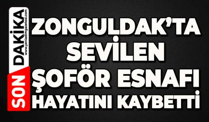 Zonguldak'ta şoför esnafı yasta