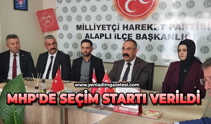 MHP'de seçim stardı verildi