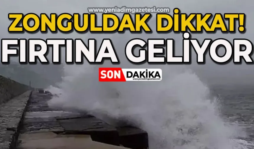 Batı Karadeniz'de fırtına uyarısı
