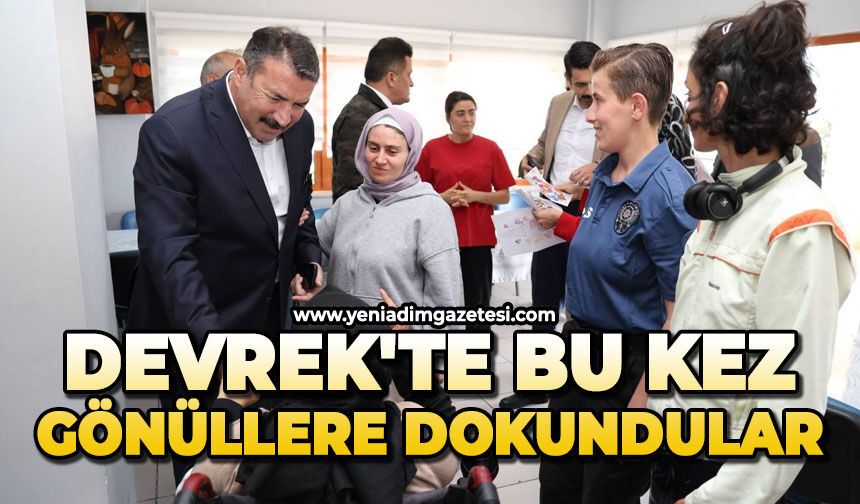 Devrek'te bu kez gönüllere dokundular