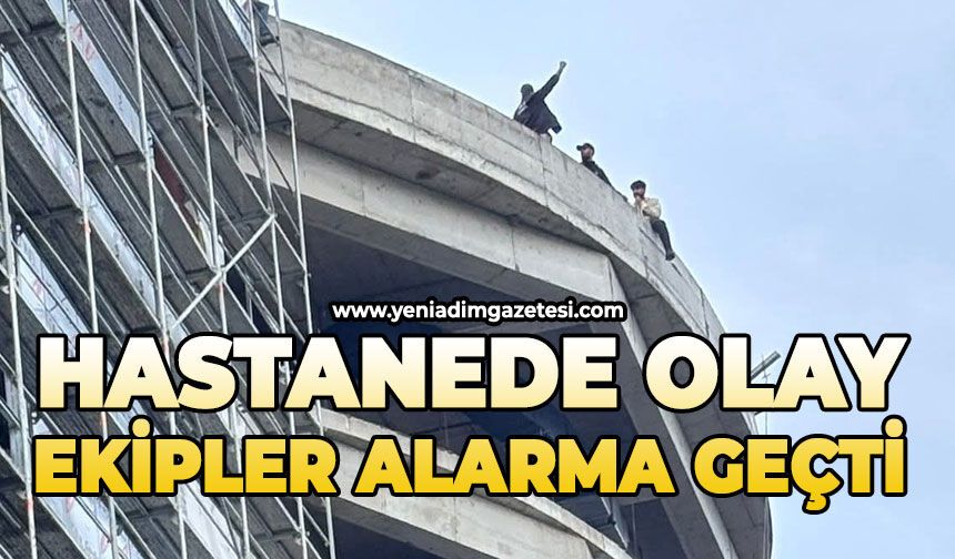 Hastanede olay: Ekipler alarma geçti