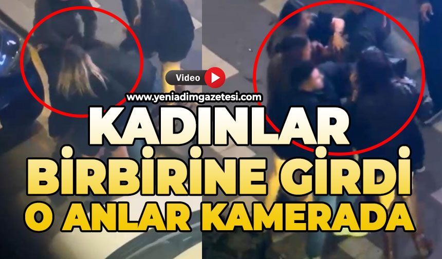 Kadınların kavgası kamerada