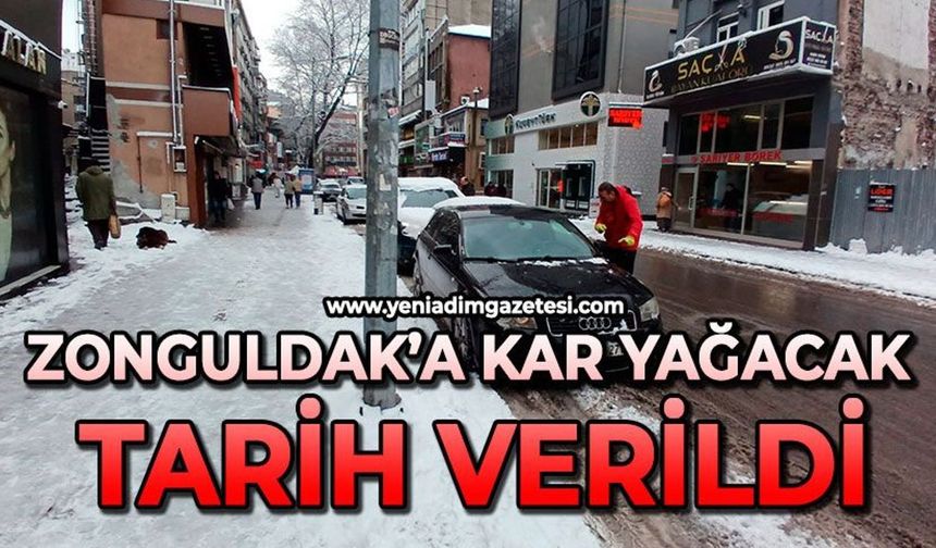 Zonguldak dikkat: Kar yağışı geliyor
