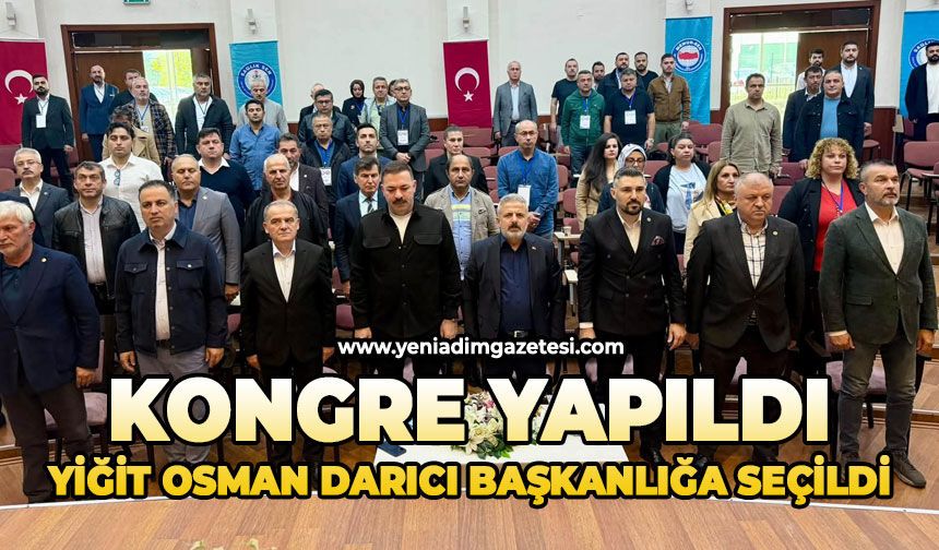 Kongre yapıldı; Yiğit Osman Darıcı başkanlığa seçildi