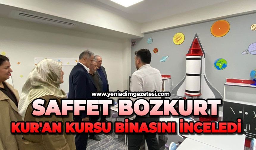Saffet Bozkurt, Kur'an Kursu binasını inceledi