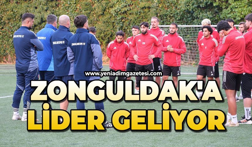 Zonguldak'a lider geliyor