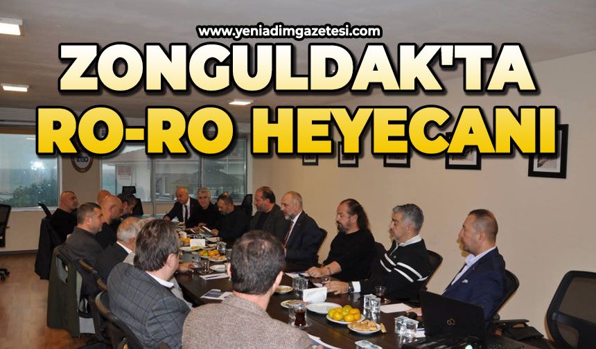 Zonguldak'ta Ro-Ro heyecanı