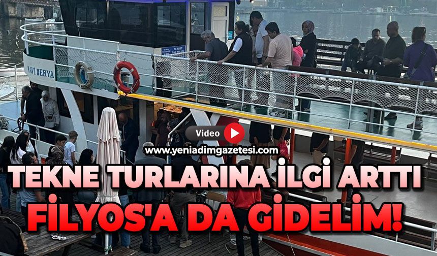 Tekne turlarına ilgi arttı: Filyos'a da gidelim!