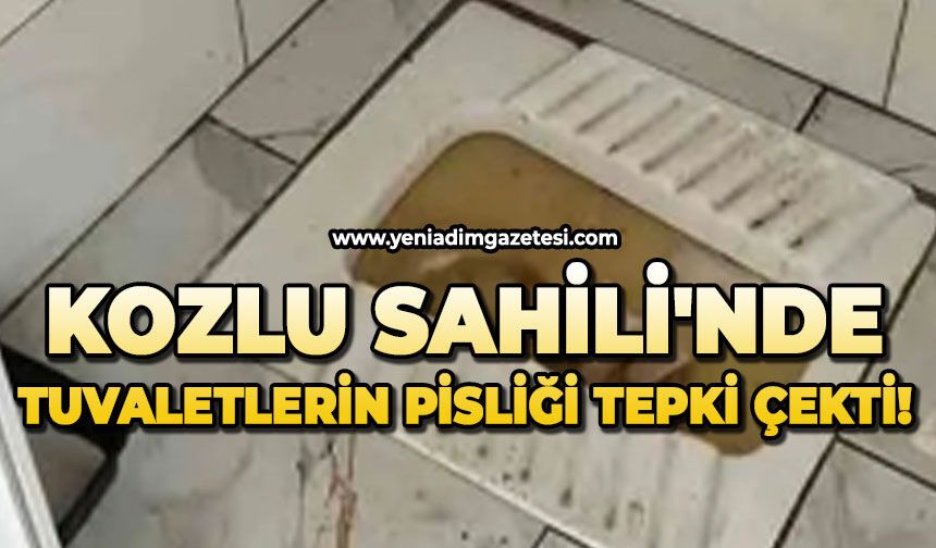 Kozlu Sahili'nde tuvaletlerin pisliği tepki çekti!