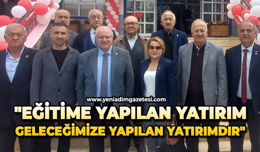 "Eğitime Yapılan Yatırım Geleceğimize Yapılan Yatırımdır"