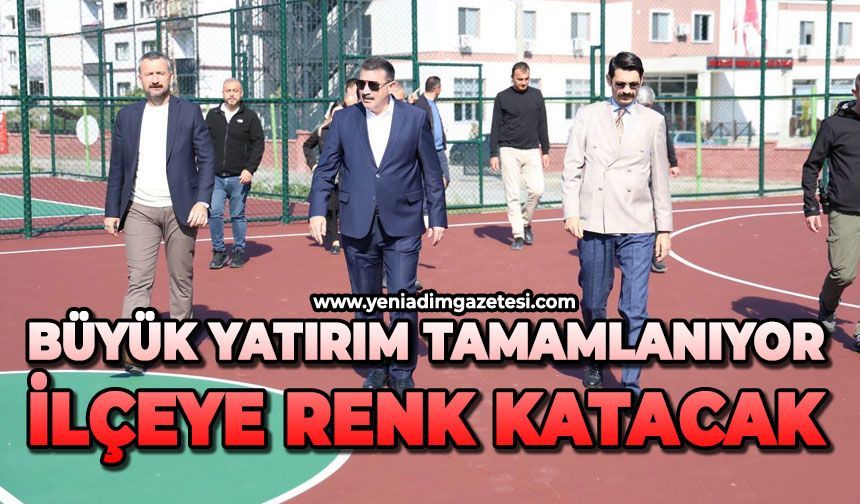 Büyük yatırım tamamlanıyor: İlçeye renk katacak