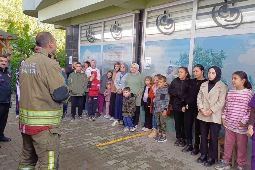 İtfaiyeden en özel tatbikat