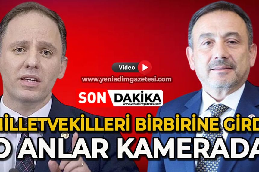 Milletvekilleri birbirine girdi: O anlar kamerada