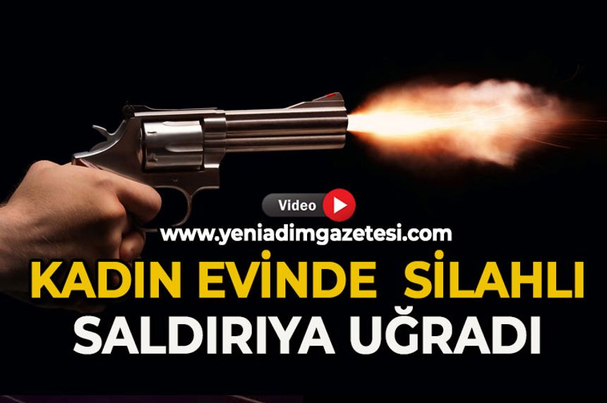 Karnından vurulan kadın hastaneye kaldırıldı
