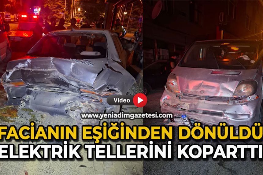 Facianın eşiğinden dönüldü: Elektrik tellerini koparttı