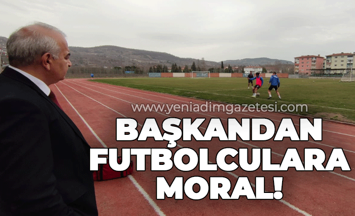 Çetin Bozkurt'tan futbolculara moral!