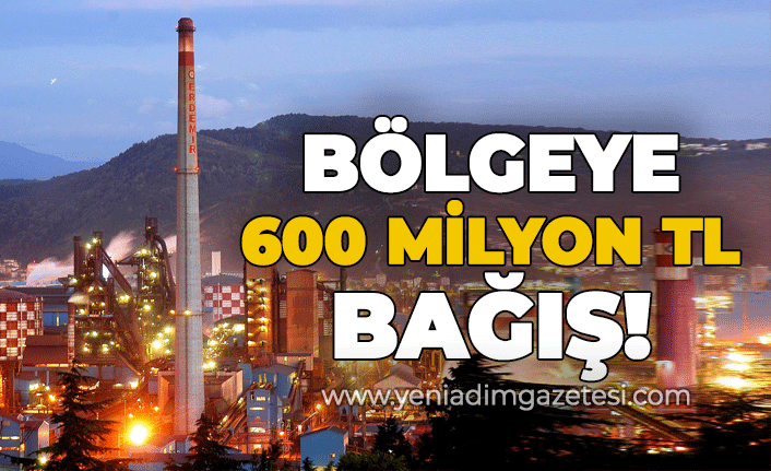 Deprem bölgesine 600 Milyon TL bağış!