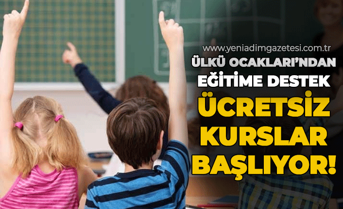 Ülkü Ocakları'ndan eğitime destek: Ücretsiz kurslar başlıyor!