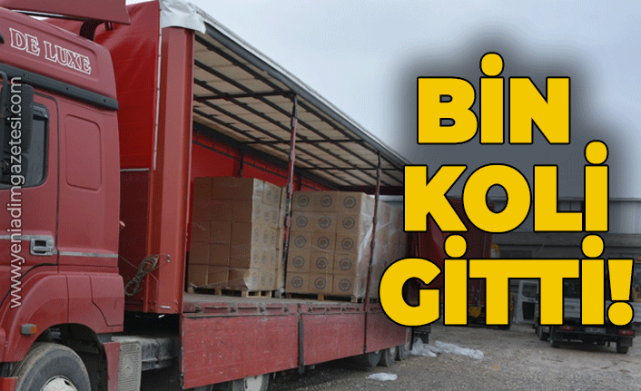 Bin koli yola çıktı!