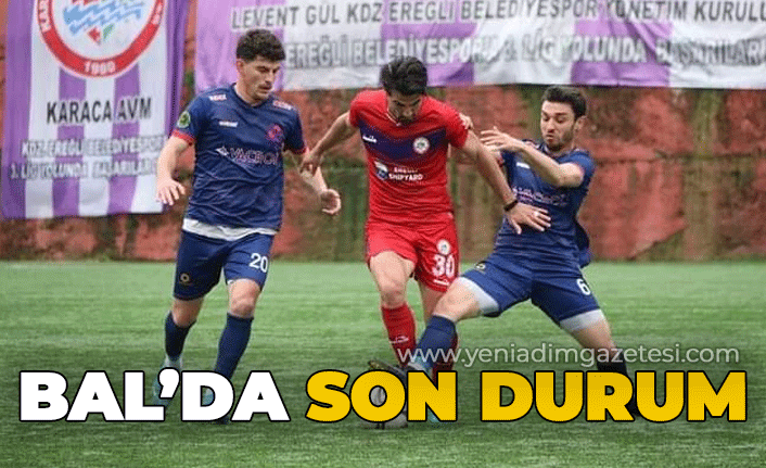 Bölgesel Amatör Lig'de son durum