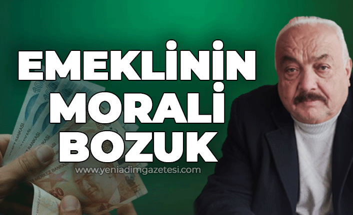 Emeklinin morali bozuk