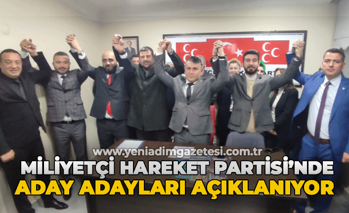 MHP'de aday adayları açıklanıyor