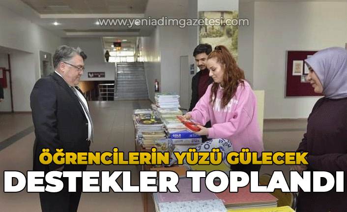 Öğrencilerin yüzü gülecek: Destekler toplandı