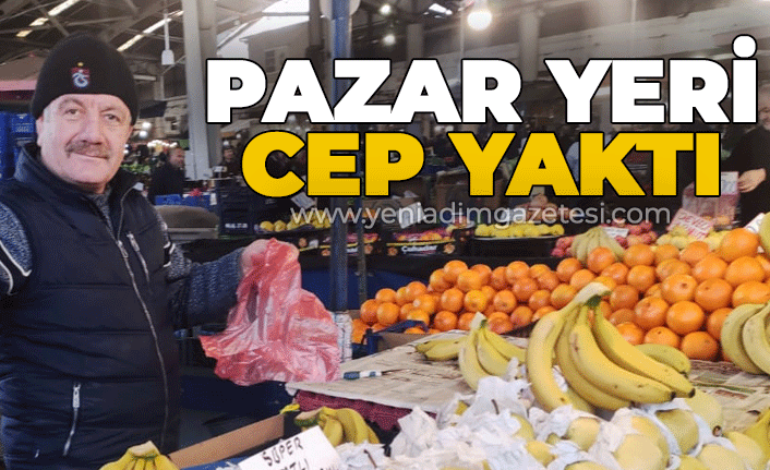 Pazar yeri cep yaktı!