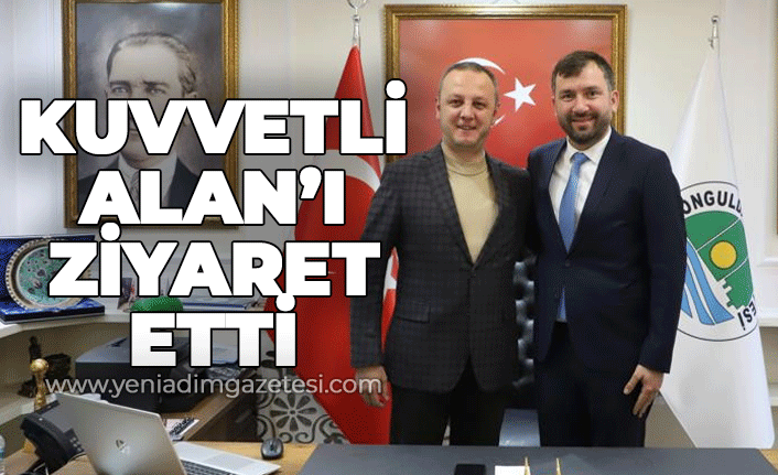 Salih Kuvvetli Ömer Selim Alan'ı ziyaret etti