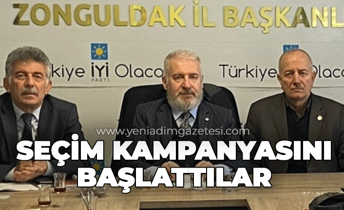 Seçim kampanyasını başlattılar