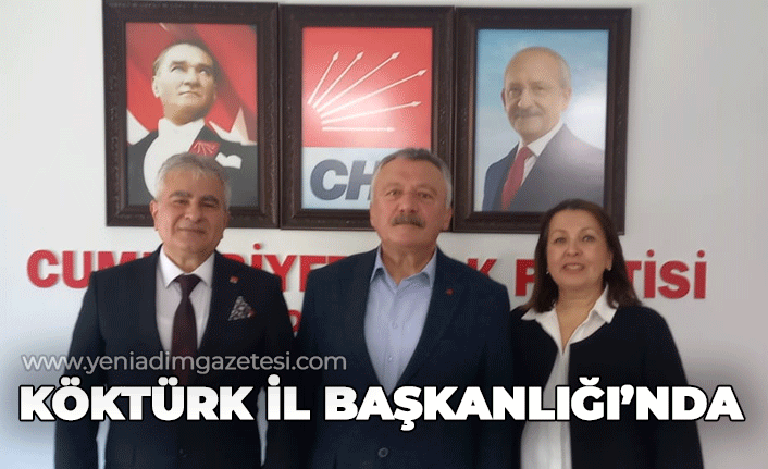 Şeref Köktürk İl Başkanlığı'nda