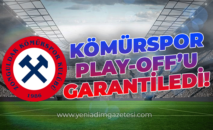 Zonguldak Kömürspor Play-Off'u garantiledi