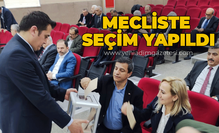 Mecliste seçimler yapıldı